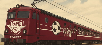 Trenul vișiniu pleacă spre Oradea